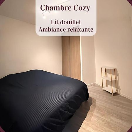Appartement 2 Pieces Rdc En Duplex Vue Cour Parking Gratuit A 20Metres Roanne Esterno foto